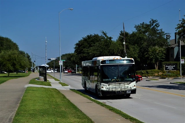 Houston Texas Metro Bus Bus Stop photo and picture